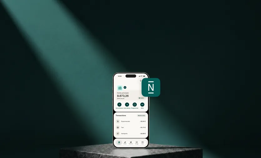 App della homepage N26.
